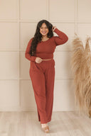 Drive You Mad Ribbed Wide Leg Pants | 6 Colors-Pants-Rae Collective, Women's Online Fashion Boutique Located in Phoenix, Arizona (Scottsdale Area)