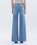 High Rise Full Length Extreme Wide Leg Jeans