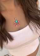 Horseshoe Pink Fire Opal & Turquoise Pendant & Ring-Rae Collective, Women's Online Fashion Boutique Located in Phoenix, Arizona (Scottsdale Area)