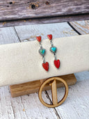 Feel The Love Heart Earrings-Earrings-Rae Collective, Women's Online Fashion Boutique Located in Phoenix, Arizona (Scottsdale Area)