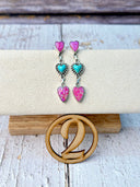 Feel The Love Heart Earrings-Earrings-Rae Collective, Women's Online Fashion Boutique Located in Phoenix, Arizona (Scottsdale Area)