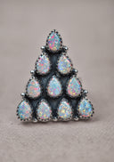 Pyramid Prism Gemstone Ring-Cluster Rings-Rae Collective, Women's Online Fashion Boutique Located in Phoenix, Arizona (Scottsdale Area)