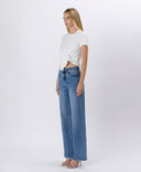 Tummy Control Super High Rise Baggy Wide Jeans