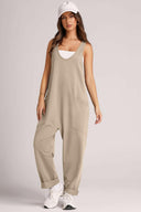 Lovelet Wide Strap Jumpsuit with Pockets-Rae Collective, Women's Online Fashion Boutique Located in Phoenix, Arizona (Scottsdale Area)