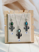 Desert Bloom Cactus Necklace S.No 13