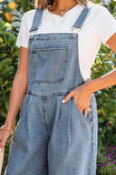 Golden Hour Wide Leg Denim Jumpsuit
