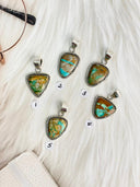 Royston Turquoise Slab Pendants Bag 14