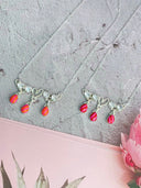 Kandy Hearts & Crystal Bar Necklace MADE TO ORDER
