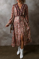 Sienna Wildflower Tiered Midi Dress