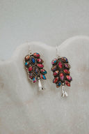Squash Blossom Stone Cluster Earrings | Krush Exclusive-Drop Earrings-Rae Collective, Women's Online Fashion Boutique Located in Phoenix, Arizona (Scottsdale Area)