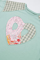 Patchwork Heart Top-Long Sleeve Tops-Krush Kandy, Women's Online Fashion Boutique Located in Phoenix, Arizona (Scottsdale Area)