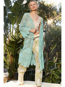 Crochet Bell Sleeve Long Open Cardigan-Kimono-Krush Kandy, Women's Online Fashion Boutique Located in Phoenix, Arizona (Scottsdale Area)