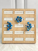 Indigo Blue Dahlia Mixed Bag Rings Bag 28