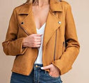 *Faux Suede Moto Jacket-Jackets-Krush Kandy, Women's Online Fashion Boutique Located in Phoenix, Arizona (Scottsdale Area)