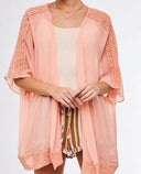 *Peachy Queen Kimono-Kimonos-Krush Kandy, Women's Online Fashion Boutique Located in Phoenix, Arizona (Scottsdale Area)
