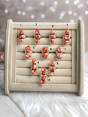 Desert Coral Dahlia Mixed Bag Crawler Rings