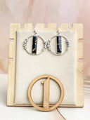 Boho Bar Balls Hoops-Earrings-Krush Kandy, Women's Online Fashion Boutique Located in Phoenix, Arizona (Scottsdale Area)
