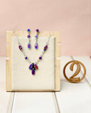High Desert Glow Jasper Necklace and Earrings Set-Necklaces-Krush Kandy, Women's Online Fashion Boutique Located in Phoenix, Arizona (Scottsdale Area)