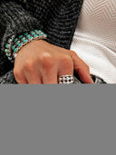 Sterling Silver Ball Stud Ring MADE TO ORDER-Statement Rings-Rae Collective, Women's Online Fashion Boutique Located in Phoenix, Arizona (Scottsdale Area)