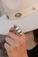 Krush Exclusive White Shell Crawler Ring-Crawler Rings-Rae Collective, Women's Online Fashion Boutique Located in Phoenix, Arizona (Scottsdale Area)