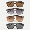 Desert Drive Tortoise Square Sunglasses