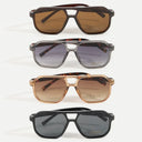 Desert Drive Tortoise Square Sunglasses