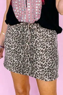 Leopard Denim Mini Skirt-Krush Kandy, Women's Online Fashion Boutique Located in Phoenix, Arizona (Scottsdale Area)