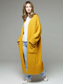 Pocketed Open Front Dropped Shoulder Cardigan-Rae Collective, Women's Online Fashion Boutique Located in Phoenix, Arizona (Scottsdale Area)