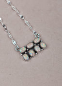 Starry Horizon Gemstone Bar Necklace-Bar Necklaces-Krush Kandy, Women's Online Fashion Boutique Located in Phoenix, Arizona (Scottsdale Area)