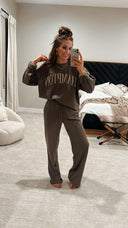 Fleece Straight Leg Joggers-Joggers-Rae Collective, Women's Online Fashion Boutique Located in Phoenix, Arizona (Scottsdale Area)