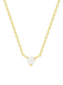 Krush Opal Dainty Necklace-Necklaces-Krush Kandy, Women's Online Fashion Boutique Located in Phoenix, Arizona (Scottsdale Area)