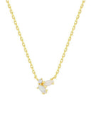 Opal Geometric Dainty Necklace-Necklaces-Krush Kandy, Women's Online Fashion Boutique Located in Phoenix, Arizona (Scottsdale Area)