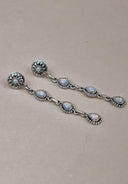 Sterling Silver Tear Drop Earrings-Drop Earrings-Krush Kandy, Women's Online Fashion Boutique Located in Phoenix, Arizona (Scottsdale Area)