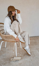 Maison Leather Suede Sneakers | Silver-Sneakers-Rae Collective, Women's Online Fashion Boutique Located in Phoenix, Arizona (Scottsdale Area)