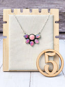Half Queen Conch Flower Chain Pendants-Necklaces-Krush Kandy, Women's Online Fashion Boutique Located in Phoenix, Arizona (Scottsdale Area)