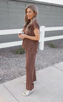 Ultimate Luxe Stretchy Tee & Pant Set-2 Piece Outfit Sets-Rae Collective, Women's Online Fashion Boutique Located in Phoenix, Arizona (Scottsdale Area)