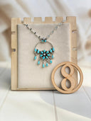 Spring Daisy Boho Tassel Chain Necklace