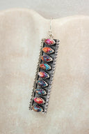 Showstopper Stone Bar Earrings-Drop Earrings-Rae Collective, Women's Online Fashion Boutique Located in Phoenix, Arizona (Scottsdale Area)