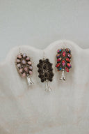 Squash Blossom Stone Cluster Earrings | Krush Exclusive-Drop Earrings-Rae Collective, Women's Online Fashion Boutique Located in Phoenix, Arizona (Scottsdale Area)