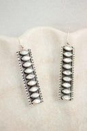 Showstopper Stone Bar Earrings-Drop Earrings-Rae Collective, Women's Online Fashion Boutique Located in Phoenix, Arizona (Scottsdale Area)