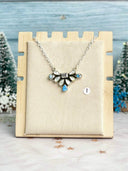 Winter Frost Golden Hills Flakes Cluster Necklace-Necklaces-Krush Kandy, Women's Online Fashion Boutique Located in Phoenix, Arizona (Scottsdale Area)