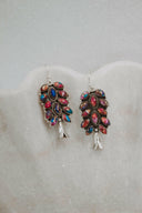 Squash Blossom Stone Cluster Earrings | Krush Exclusive-Drop Earrings-Rae Collective, Women's Online Fashion Boutique Located in Phoenix, Arizona (Scottsdale Area)