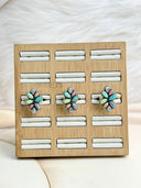 Summer Collection Opals Chunky Cluster Rings