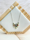 Summer Collection Opals Cluster Chain Necklace