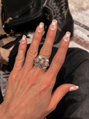Ray of Sunshine Jumbo Stone Ring-Rings-Rae Collective, Women's Online Fashion Boutique Located in Phoenix, Arizona (Scottsdale Area)