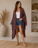 Amaranth Mist Open Kimono