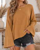 Autumn Breeze Bell Sleeve Sweater