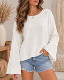 Autumn Breeze Bell Sleeve Sweater