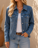 Azure Edge Denim Jacket