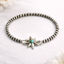 Grand Canyon Turquoise Star Desert Pearls Bracelet
